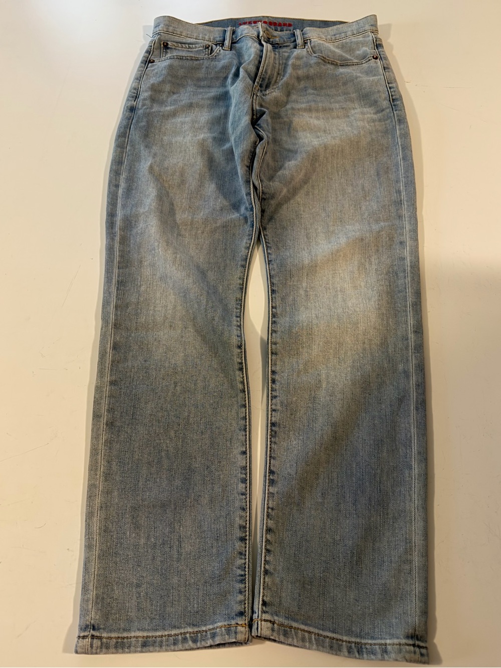 Lucky Brand 412 Athletic Slim Jeans Men's 32x30 Light Wash Stretch Denim